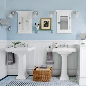 Glacier Blue Bathroom Color
