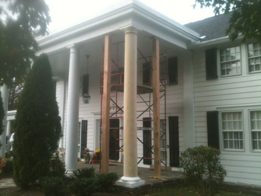 Replacing Exterior Columns in Merion PA