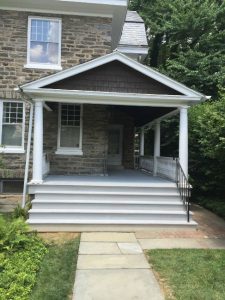 Completed Porch Remodel in Chestnut Hill, PA